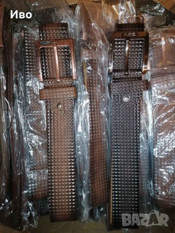 Колани- кафяви с черти, снимка 1