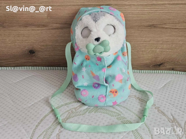 Интерактивно бебе куче IMC Toys Baby Paws - Хъски , снимка 5 - Плюшени играчки - 53436718