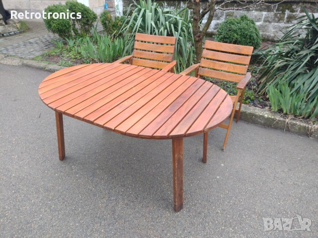 Сгъваема градинска маса и столове, снимка 8 - Градински мебели, декорация  - 40116743