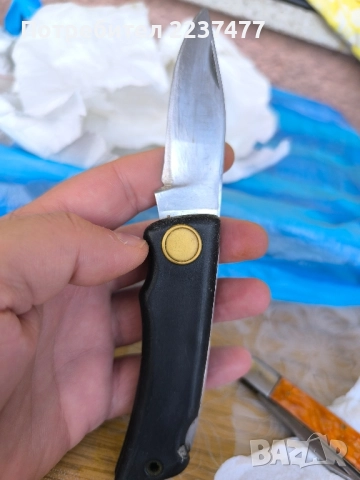 Старо сгъваемо ножче Петко Денев глиган , снимка 3 - Ножове - 51644800