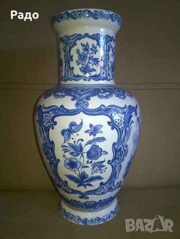 Комплект от две старинни порцеланови вази - ваза, снимка 5 - Антикварни и старинни предмети - 37629589
