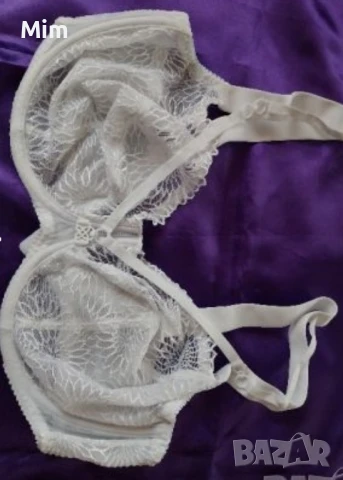 Prima Donna 85 E Снежно бял дантелен сутиен , снимка 5 - Бельо - 50588495