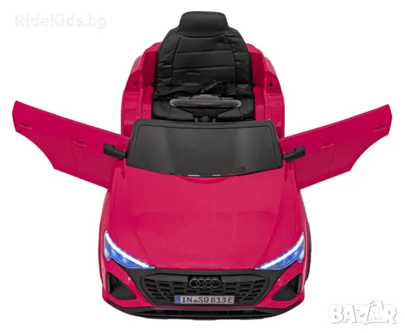 Audi SQ8 12V – Детски акумулаторен джип, Розов, EVA гуми, снимка 3 - Детски велосипеди, триколки и коли - 50418508