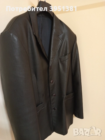 Мъжко кожено сако., снимка 8 - Сака - 52504382