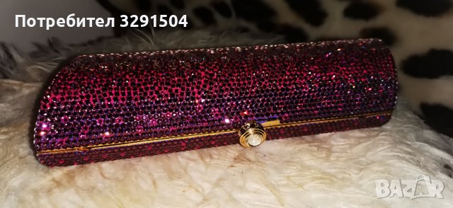 Чанта клъч - розов металик, снимка 2 - Чанти - 43491094