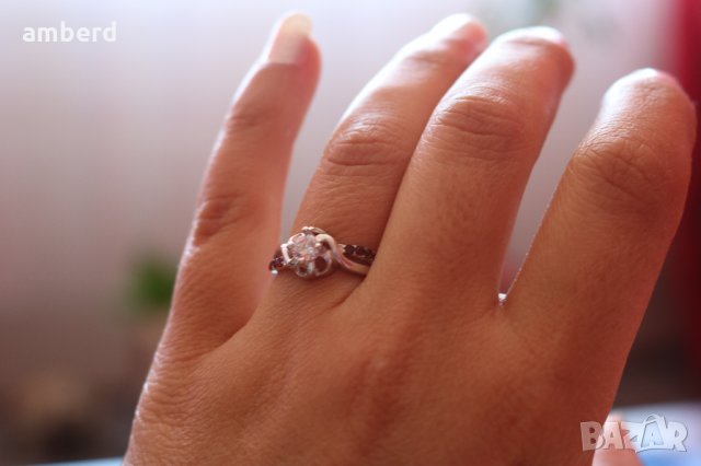 Сребърен пръстен модел R092, снимка 6 - Пръстени - 28950673