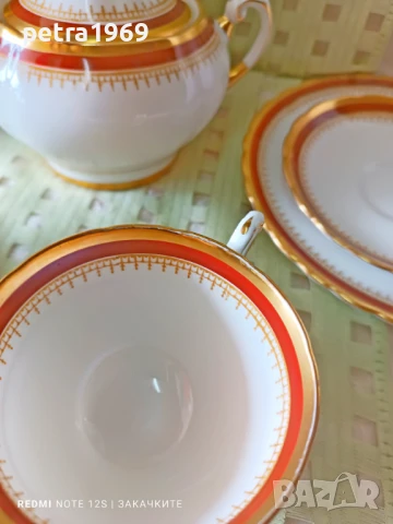 Пълен английски порцеланов сервиз, костен порцелан, снимка 14 - Сервизи - 51064239