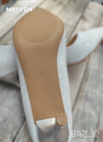 Красиви дамски обувки с ток 7.5 см, снимка 5 - Дамски обувки на ток - 53155466