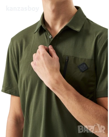 j.lindeberg naim nylon patch polo - страхотна мъжка тениска КАТО НОВА М