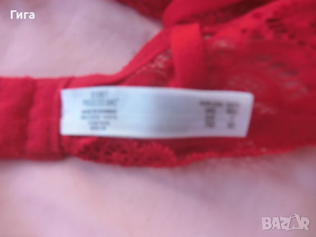 червен сутиен 75Д, снимка 4 - Бельо - 39895972