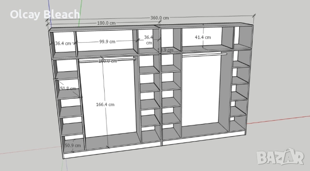 Професионални чертежи и визуализации за мебелисти, майстори и цехове, снимка 5 - Други услуги - 52225889