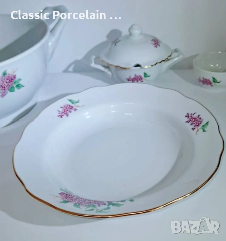 ДУЛЕВО „СИРЕНЬ“ – КОЛЕКЦИОНЕН РУСКИ ПОРЦЕЛАН, снимка 9 - Сервизи - 53097687