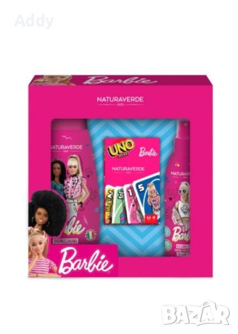 Naturaverde Kids Комплект за момичета Barbie с весели карти UNO

, снимка 1 - Други - 43770885