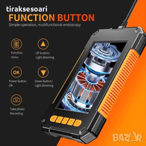 Професионален Ендоскоп Камера 4.3" дисплей с 5 метра кабел, снимка 2 - Други инструменти - 43492213