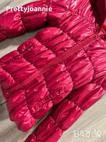Червено яке размер Л, снимка 2 - Якета - 39480006