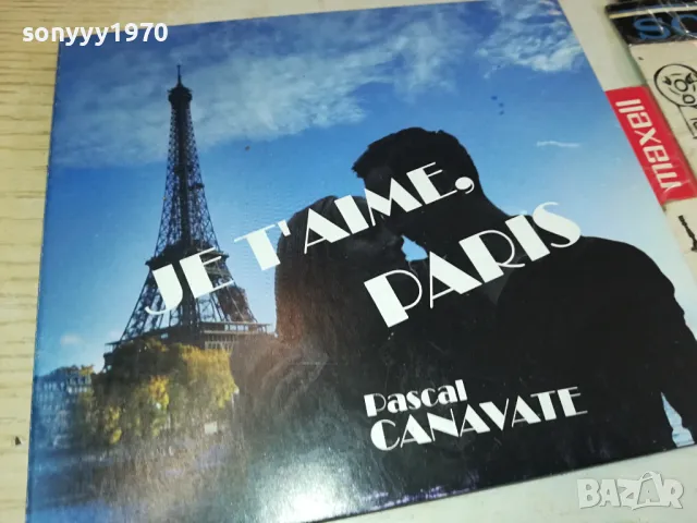PASCAL CANAVATE-JE T AIME PARIS CD 1004252255, снимка 4 - CD дискове - 49852117