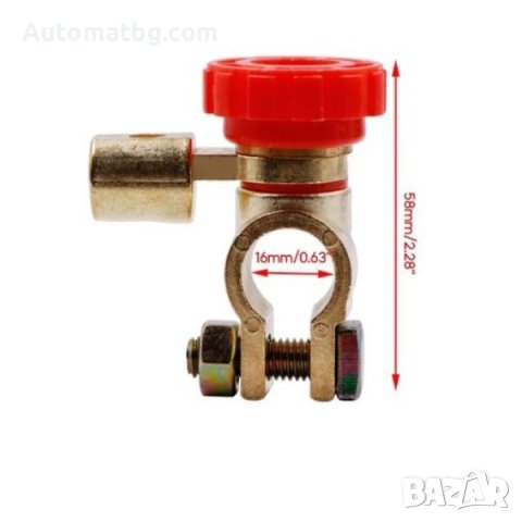 Клема за акумулатор Automat, 6 -12V, 400A, Месинг, снимка 2 - Аксесоари и консумативи - 43943260