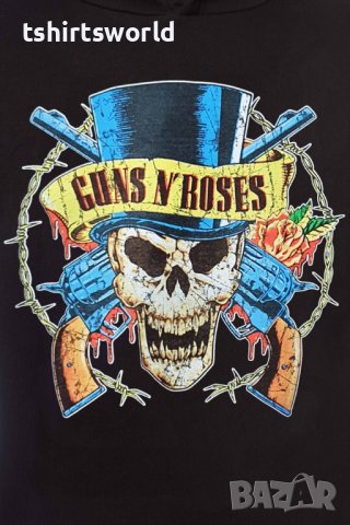 Нов детски суичър с дигитален печат на музикалната група Guns N'Roses, череп, снимка 10 - Детски анцузи и суичери - 37236356