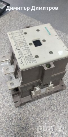 Контактор Siemens 200А 3TF52 220V 50Hz, снимка 4 - Резервни части за машини - 39902362