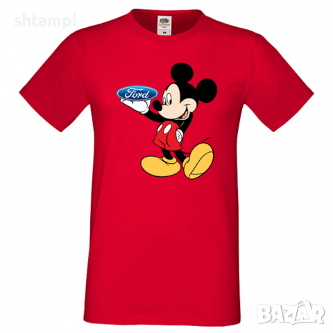 Мъжка тениска Mickey Mouse Ford, снимка 8 - Тениски - 36577349