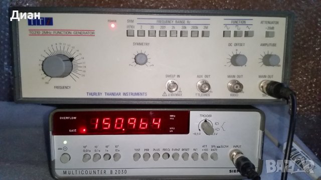 Функционален английски генератор TTI  TG-210, снимка 4 - Друга електроника - 43102683