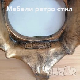 Шикозна порцеланова бонбониера в бароков стил. С  богати флорални орнаменти, дръжки и основа., снимка 10 - Антикварни и старинни предмети - 51089138