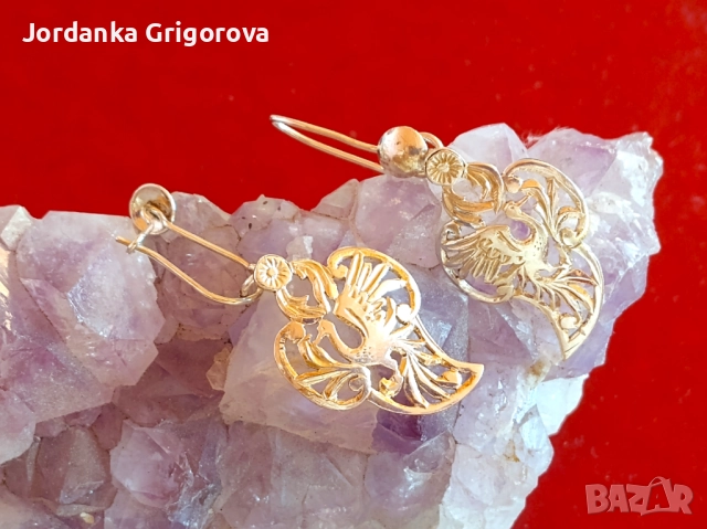  Сребърни  обици - филигран, снимка 2 - Обеци - 51716032