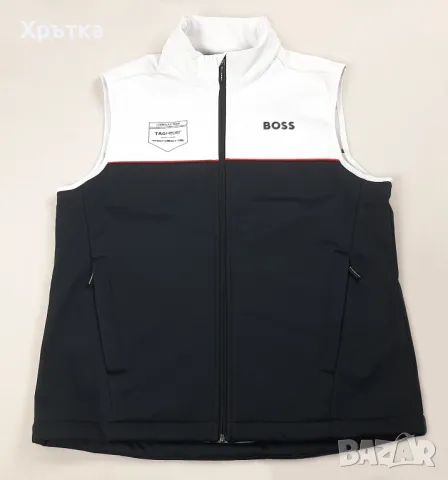 Porsche Motorsport x Boss Softshell Vest - Оригинален мъжки елек размер M-L, снимка 7 - Якета - 49192289