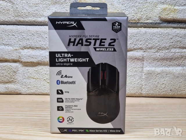 Нова геймърска мишка HyperX Pulsefire Haste 2, снимка 1