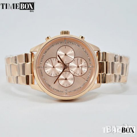 Michael Kors MK6521 Slater Chronograph Rose Gold. Нов дамски часовник, снимка 3 - Дамски - 38749903
