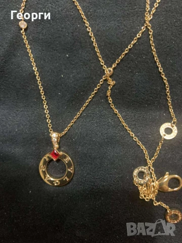 Bvlgari колие унисекс , снимка 2 - Колиета, медальони, синджири - 51398436