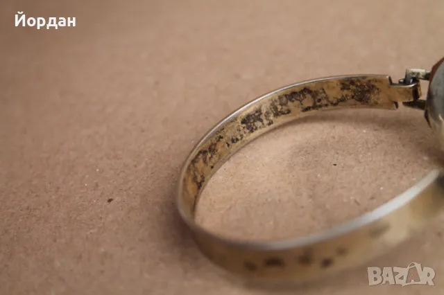 Дамски сребърен Швейцарски часовник с позлата /17 камъка/, снимка 10 - Дамски - 49798121