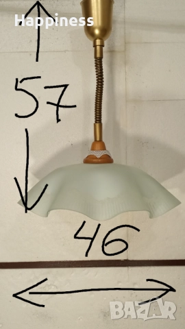 Абажур (Полилей) с Нова LED крушка Е27 , снимка 4 - Лампи за таван - 46419859