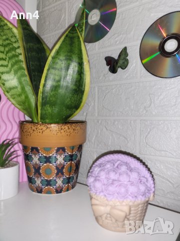 Ароматна соева свещ "Букет " от Azarea candles , снимка 2 - Декорация за дома - 43960062