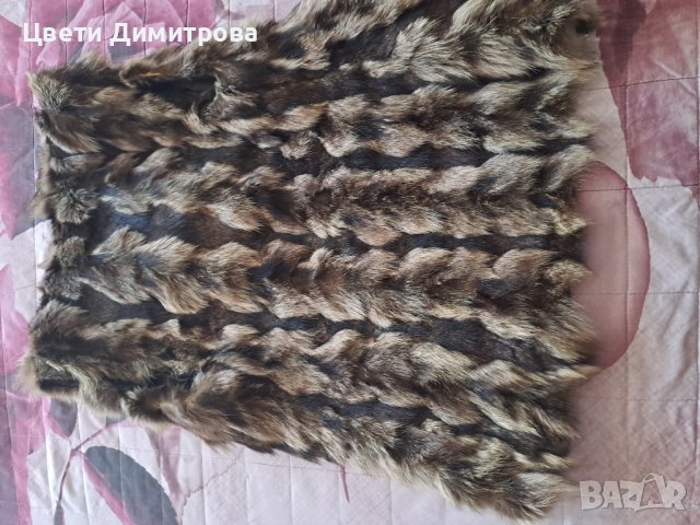 Елече с качулка от естествен косъм,размер,,м,, и зимно яке размер хл, снимка 2 - Якета - 42985906