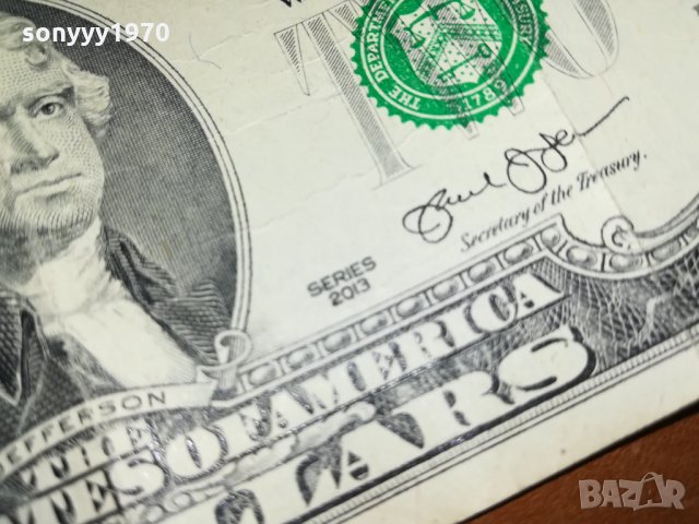 2 ДОЛАРА-БАНКНОТА ЗА КОЛЕКЦИЯ 0501220948, снимка 6 - Колекции - 35327892