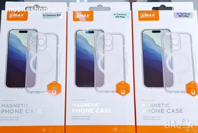 Samsung Galaxy S25 /S25 Plus /S25 Ultra  MagSafe прозрачен гръб , снимка 9 - Калъфи, кейсове - 49040663
