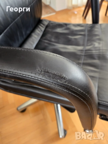 Стол SATO - естествена кожа, снимка 7 - Столове - 52918500