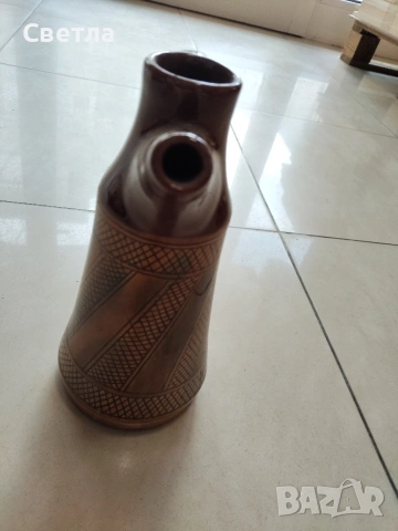 Керамична каничка , снимка 3 - Антикварни и старинни предмети - 53352722