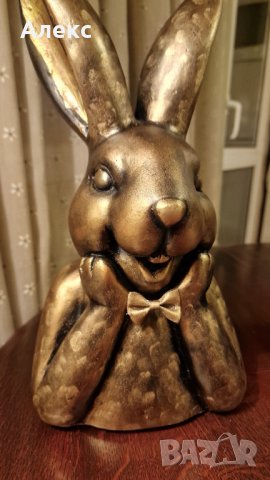 Голям Великденски заек– 35см, снимка 5 - Декорация за дома - 40156768