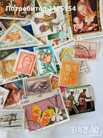 Лот пощенски марки-над 50 бр., снимка 2 - Филателия - 42384407