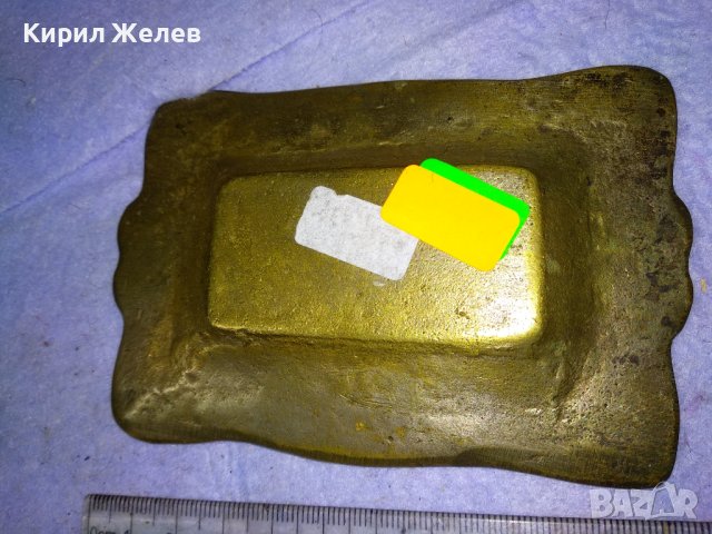 КРАСИВ МАСИВЕН БРОНЗОВ ПЕПЕЛНИК СУВЕНИР от АТИНА ГЪРЦИЯ МАЙСТОРСКА ИЗРАБОТКА за КОЛЕКЦИЯ 41547, снимка 4 - Декорация за дома - 43739296