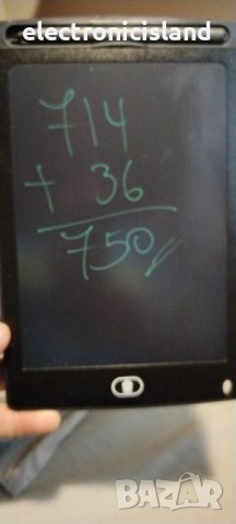 Таблет за рисуване 8.5" LCD дъска, светещ текст, рисунка, детски таблет, снимка 5 - Образователни игри - 39492965