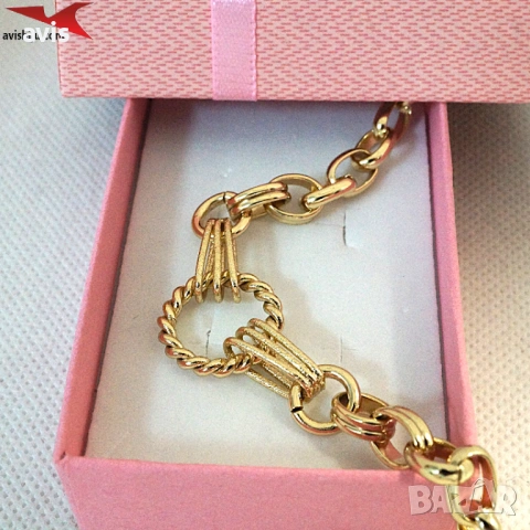 Гривна с 14К златно покритие 234838, снимка 2 - Гривни - 53061103