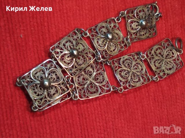 19 ВЕК ФИЛИГРАННА СРЕБЪРНА с ГРАНУЛАЦИЯ ФЛОРАЛНА ГРИВНА ЮВЕЛИРЕН УНИКАТ СРЕБРО 950 МАЙСТОРСКА 24483