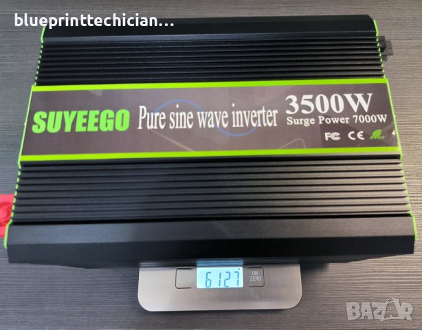 Инвертори SUYEEGO 3500/7000W пълна синусоида 12 или 24V, снимка 8 - Друга електроника - 43295911