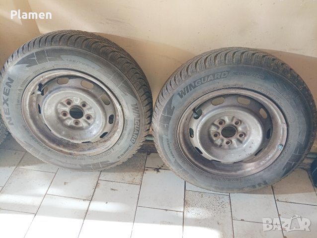 Зимни гуми Nexen 185/70R14 88T DOT 2322 на железни джанти за Subaru, снимка 7 - Гуми и джанти - 44001175