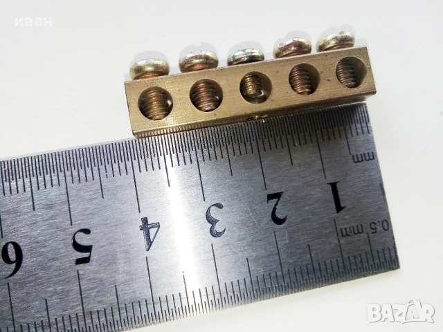 Клеми за нула и земя за табло, снимка 6 - Кабели - 53453577