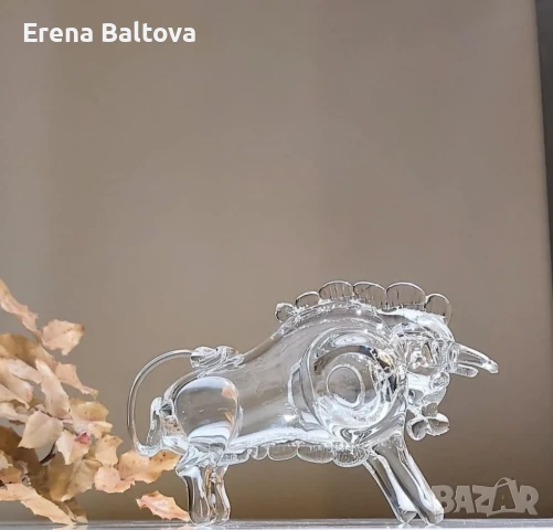 🍃❤️  Студийно  арт стъкло Стъклена пластика, снимка 5 - Статуетки - 50601486