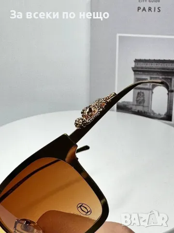 Cartier Слънчеви Очила С UV400 Защита С ПОДАРЪК🎁Калъф Картиер - Различни Цветове Код E91, снимка 9 - Слънчеви и диоптрични очила - 50230842